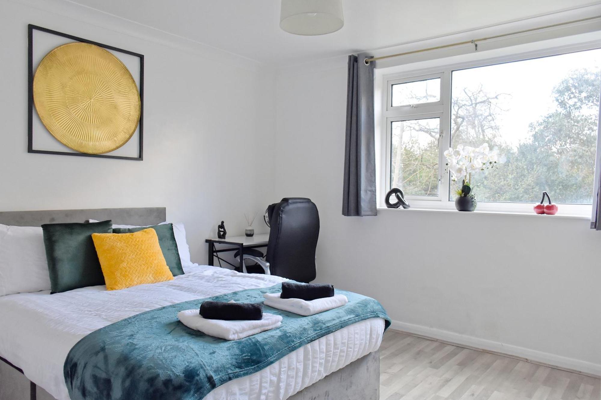 Lovely Flat Near University Of Reading Apartment Luaran gambar